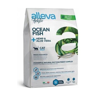 Alleva HOLISTIC cat adult ocean fish &amp; hemp &amp; aloe vera 10 kg