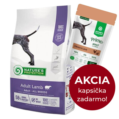 Natures P dog adult all breed lamb 12  kg