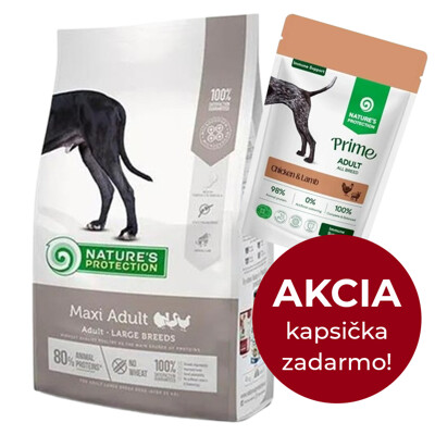 Natures P dog adult large breed poultry 12  kg