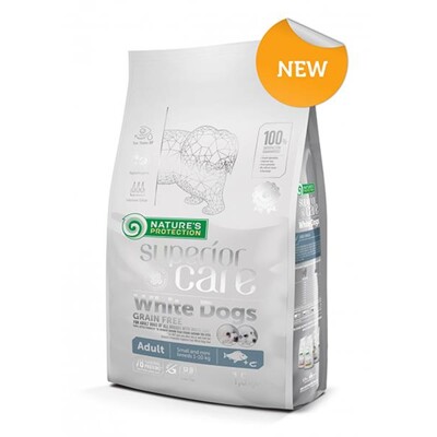 Natures P Superior care white dog GF adult white fish small&amp;mini 10 kg
