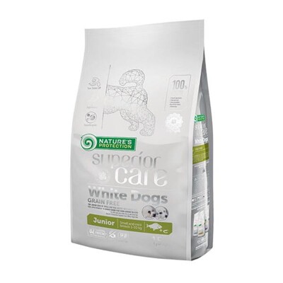 Natures P Superior care white dog GF junior white fish small&amp;mini 1,5 kg