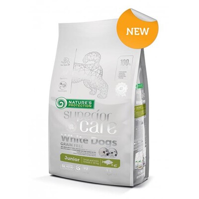 Natures P Superior care white dog GF junior white fish small&amp;mini 10 kg