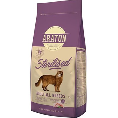 ARATON cat adult sterilised NEW 15 kg
