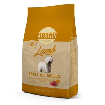 ARATON dog adult lamb NEW 3 kg (3 kg)