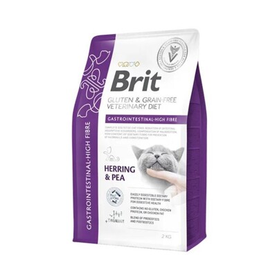 Brit Veterinary Diets GF cat Gastrointestinal High Fibre 2 kg