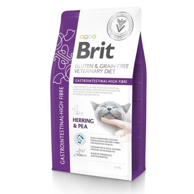 Brit Veterinary Diets GF cat Gastrointestinal High Fibre 5 kg