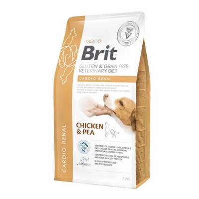 Brit Veterinary Diets GF dog Cardio - Renal 2 kg (2 kg)