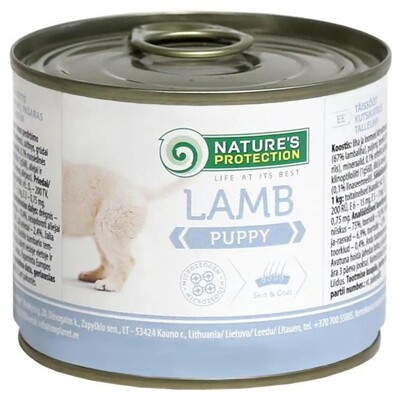 Natures P KONZERVA dog puppy lamb 200 g