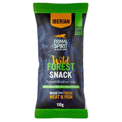 Primal Spirit Dog Iberian Snack - Wild Forest 110g
