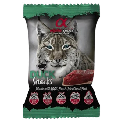 Alpha Spirit Snack Cat - kačacie mäso 50g