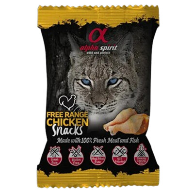 Alpha Spirit Snack Cat - kuracie mäso 50g