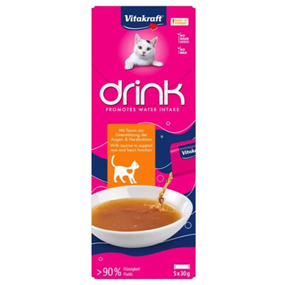 Vitakraft nápoj pre mačky s kuracím mäsom a taurínom
