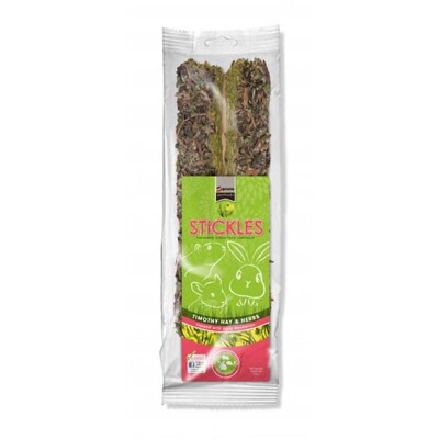 Pamlsok SUPREME hlodavce Stickle Timothy Hay &amp; Herbs ZB 100g