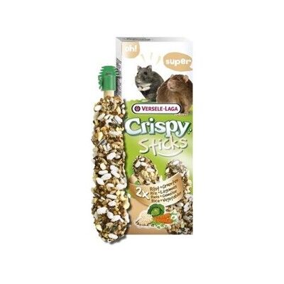 Pamlsok VL Crispy Sticks Hamsters-Rats Rice &amp; Vegetables-ryža a zelenina, škre...