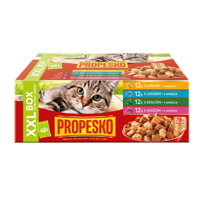 Propesko kapsičky pre mačku XXL Pack 48 x 100 g