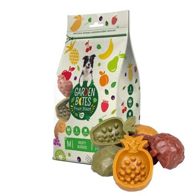 Pamlsok DUVO+ Garden Bites Fruity buddies M 9 cm - 6 ks multicolour 270 g