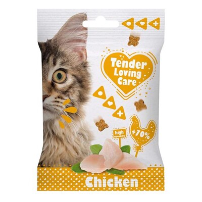 Pamlsok DUVO+ Tender Loving Care Soft cat snack kura 50 g